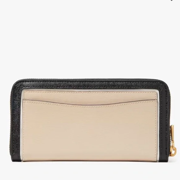 Kate Spade Morgan Colorblocked Zip-around Continental Wallet Cafe Mocha
NWT - Picture 3 of 16
